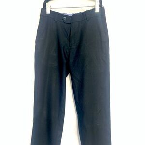 TO Boys Black Relaxed Fit School Uniform Pants Size 12sk